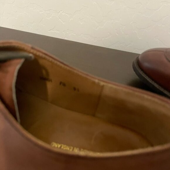 Cole Haan Men's Dress Shoes Brown Leather, Size 9.5M leather sole, pointed toe - Picture 5 of 7